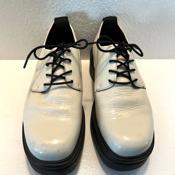 Vagabond Tara Platform Derby Off White &Black Size 39 - US size 9 - Picture 2 of 13